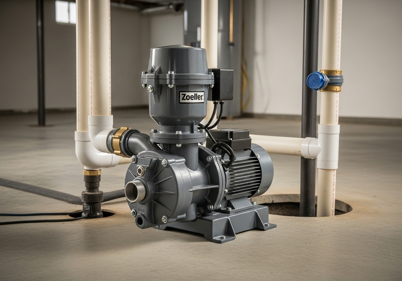 Zoeller sewage ejector pump — service and replacement